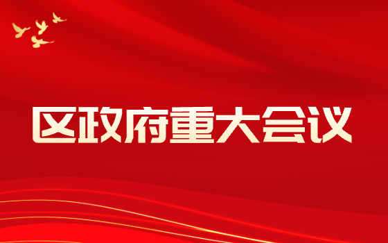 區政府重大會議
